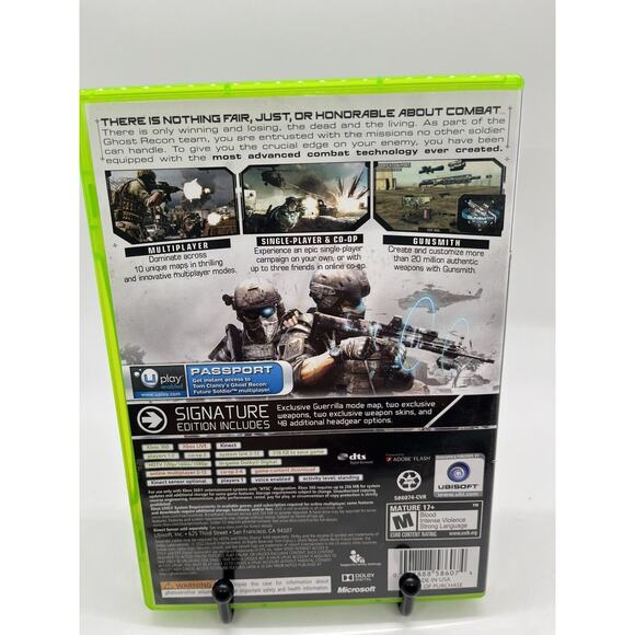 Ghost Recon Future Soldier Signature Edition Xbox 360 - Complete CIB & Tested - Picture 2 of 8